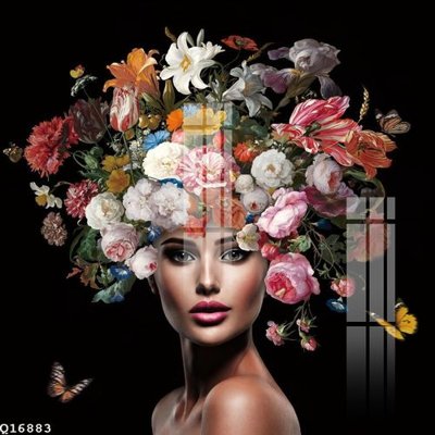 File PSD File gốc in tranh tổng hợp Q16883 (gốc) nhiều lớp (multi-layer)