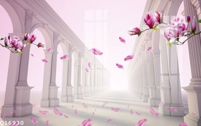 File gốc File gốc in tranh tổng hợp Q16930 (in lụa) họa tiết 3D