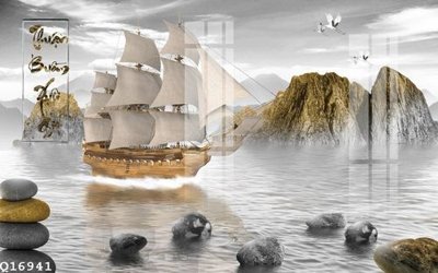 File gốc File gốc in tranh tổng hợp Q16941 (in tráng gương) hiện đại