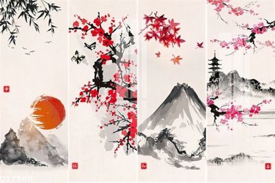 File tranh gốc File gốc in tranh tổng hợp Q17505 (bản quyền) file PSD