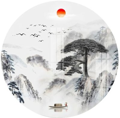 File gốc File gốc in tranh tổng hợp Q17534 (in 3D) cho trang trí