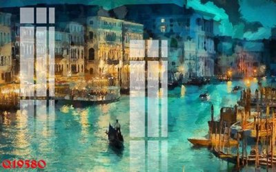 File in trần File gốc in tranh tổng hợp Q19580 (file gốc) hoa văn 3D