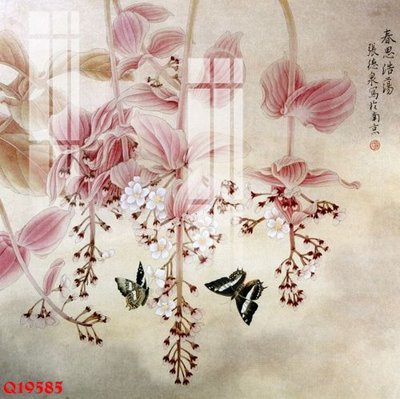 File in trần File gốc in tranh tổng hợp Q19585 (bản gốc 3D) sống động