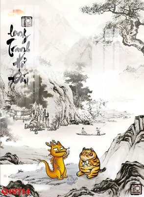 File in trần File gốc in tranh tổng hợp Q19714 (file gốc) phong thủy