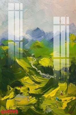 File tranh in trần 3D File gốc in tranh tổng hợp Q19795 (ảnh gốc)