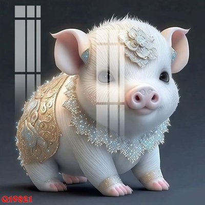 File gốc File gốc in tranh tổng hợp Q19821 (cho in 3D) độc đáo