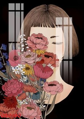 File in trần File gốc in tranh tổng hợp Q20190 (bản gốc) trời sao