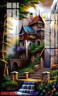 File in trần File gốc in tranh tổng hợp Q20290 (bản gốc) hoa văn