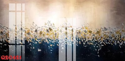 File tranh File gốc in tranh tổng hợp Q20421 (bản gốc) in lụa dán tường