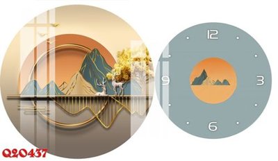 File gốc File gốc in tranh tổng hợp Q20437 (in tráng gương) ốp tường