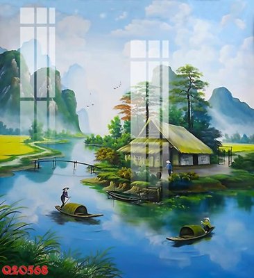 File gốc File gốc in tranh tổng hợp Q20568 (in 3D) cho trang trí