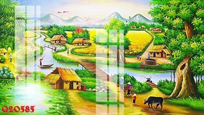 File in mica File gốc in tranh tổng hợp Q20585 (ảnh gốc) đẹp