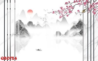 File gốc File gốc in tranh tổng hợp Q20724 (in 3D) cho trang trí