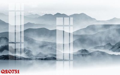 File gốc File gốc in tranh tổng hợp Q20731 (in lụa) chi tiết cao