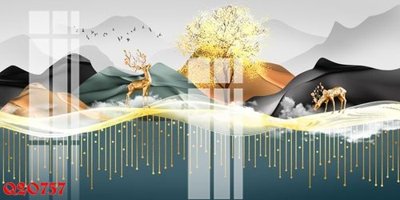 File tranh File gốc in tranh tổng hợp Q20737 (gốc) in backlit film