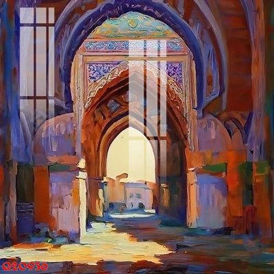 File gốc File gốc in tranh tổng hợp Q20936 (in lụa) tranh mã đáo