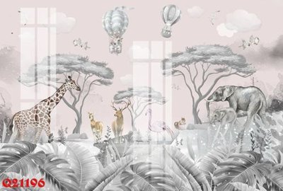 File in trần File gốc in tranh tổng hợp Q21196 (bản gốc) mây trời