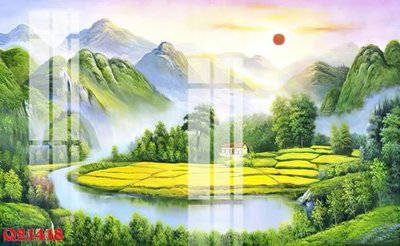 File gốc File gốc in tranh tổng hợp Q21418 (ảnh chi tiết) để in trần