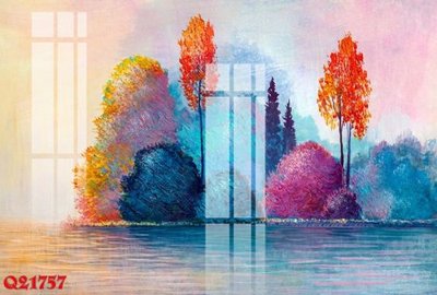 File tranh trang trí File gốc in tranh tổng hợp Q21757 (file gốc)