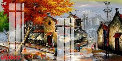 File tranh in trần 3D File gốc in tranh tổng hợp Q21807 (ảnh gốc)