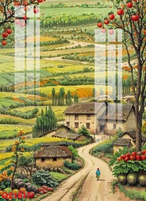 File gốc File gốc in tranh tổng hợp Q21817 (in lụa) trang trí tường