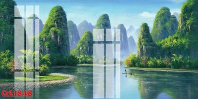 Download file gốc File gốc in tranh tổng hợp Q21848 (in lụa) hoa lá