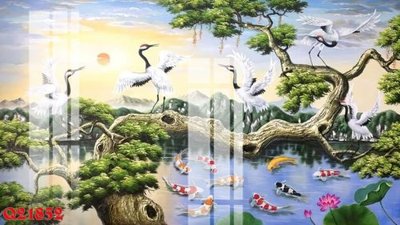 File in mica File gốc in tranh tổng hợp Q21852 (bản gốc) làm vách ngăn