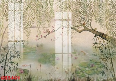 File tranh File gốc in tranh tổng hợp Q22401 (gốc) phong cách tối giản