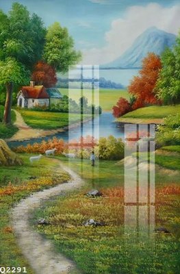 File tranh File gốc in tranh tổng hợp Q2291 (bản gốc) in lụa 3D