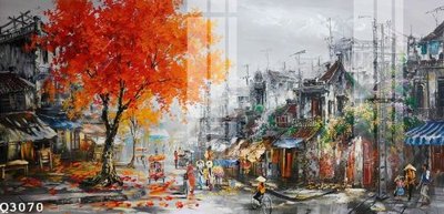 File in mica File gốc in tranh tổng hợp Q3070 (bản gốc) làm vách ngăn