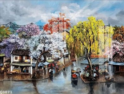 File PSD File gốc in tranh tổng hợp Q3071 (gốc) tách lớp chi tiết