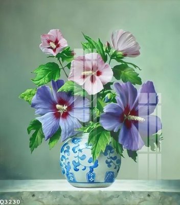 File tranh File gốc in tranh tổng hợp Q3230 (file gốc) chủ đề phong thủy