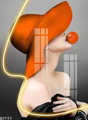 File gốc File gốc in tranh tổng hợp Q3723 (chủ đề hiện đại) trang trí