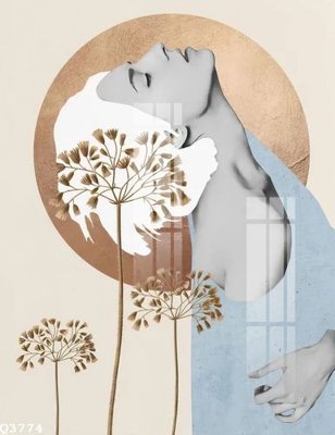 File PSD File gốc in tranh tổng hợp Q3774 (gốc) cho designer