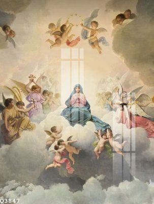 File PSD in ấn File gốc in tranh tổng hợp Q3847 (chất lượng cao)