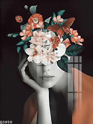 File tranh gốc PSD File gốc in tranh tổng hợp Q3850 còn nguyên layer