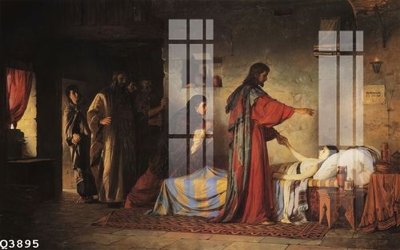 File gốc File gốc in tranh tổng hợp Q3895 (in lụa) hoa văn cổ điển