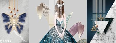 File PSD in ấn File gốc in tranh tổng hợp Q3932 (chất lượng cao)