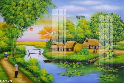 File gốc File gốc in tranh tổng hợp Q4279 (in ấn) màu sắc trung thực