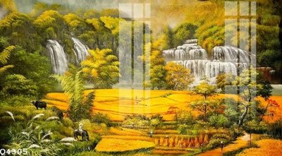 File PSD in ấn File gốc in tranh tổng hợp Q4305 (chất lượng cao)