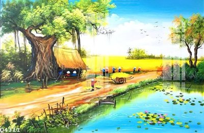 File gốc File gốc in tranh tổng hợp Q4311 (in ấn) màu sắc trung thực