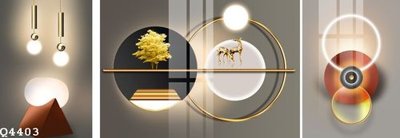 File tranh gốc File gốc in tranh tổng hợp Q4403 chủ đề hiện đại