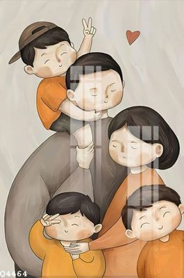 File tranh trang trí File gốc in tranh tổng hợp Q4464 (tải file gốc)