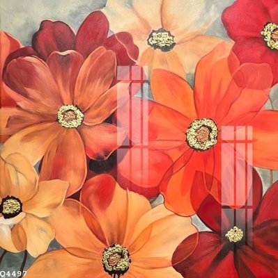 File gốc File gốc in tranh tổng hợp Q4497 (in lụa) họa tiết 3D