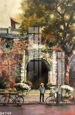 File tranh File gốc in tranh tổng hợp Q4748 (gốc) phong cách tối giản