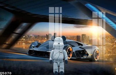 File tranh File gốc in tranh tổng hợp Q5070 (gốc) chủ đề thành phố