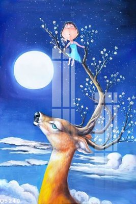 File tranh File gốc in tranh tổng hợp Q5240 (gốc) in vải canvas