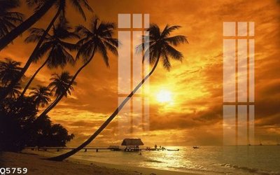 File tranh gốc in trần nhà File gốc in tranh tổng hợp Q5759 3D