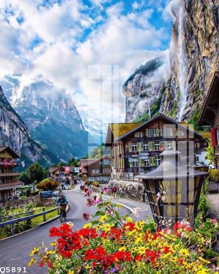 File gốc File gốc in tranh tổng hợp Q5891 (in lụa) hoa văn cổ điển