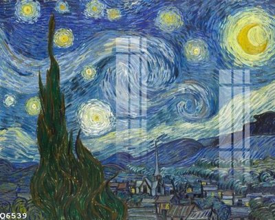 File tranh File gốc in tranh tổng hợp Q6539 (bản gốc) in lụa 5D